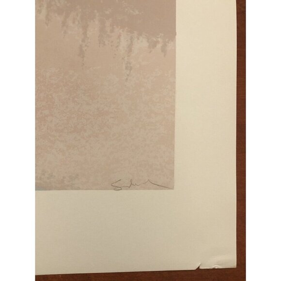 17.5"x23" Ltd Ed Signed Numbered Seriograph SPRING EVENING II by PAUL SCHRODER - Picture 6 of 8